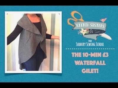 A 10-min No-Sew Gilet for just £3!!