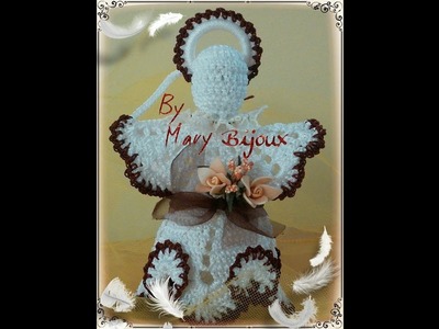 Angelo all'uncinetto (parte 1).Crochet Angel (part 1),with English notes