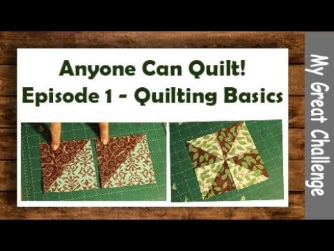 Anyone Can Quilt! || Episode 1 || Quilting Basics and a Pinwheel