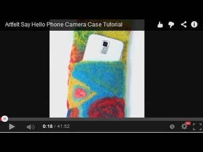 Artfelt Say Hello Phone Camera Case Tutorial