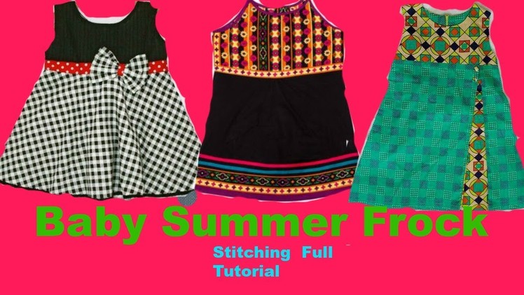 Baby Summer Frock Stitching in Hindi Stitching |  Full Tutorial Part 02