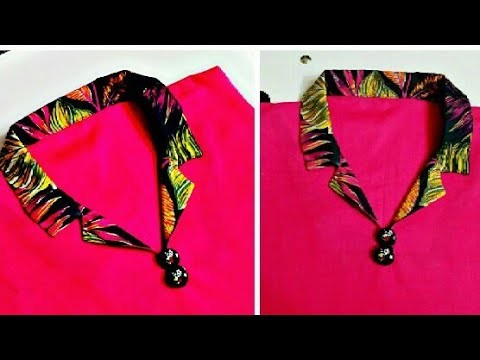 Beautiful coller neck design for kameez cutting and stitching |very simple|