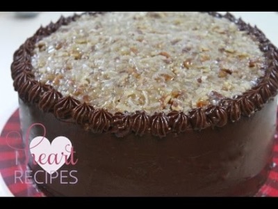 BEST German Chocolate Cake Recipe - Moist Chocolate Cake - I Heart Recipes