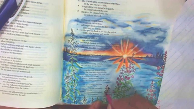 Bible Art Journaling: New Mercies Process video