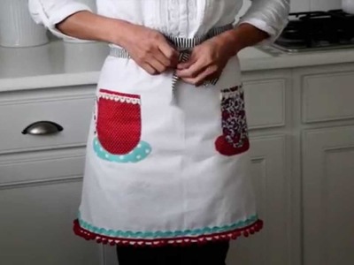 Crafternoon - Tea Towel Apron by Tea Rose Home