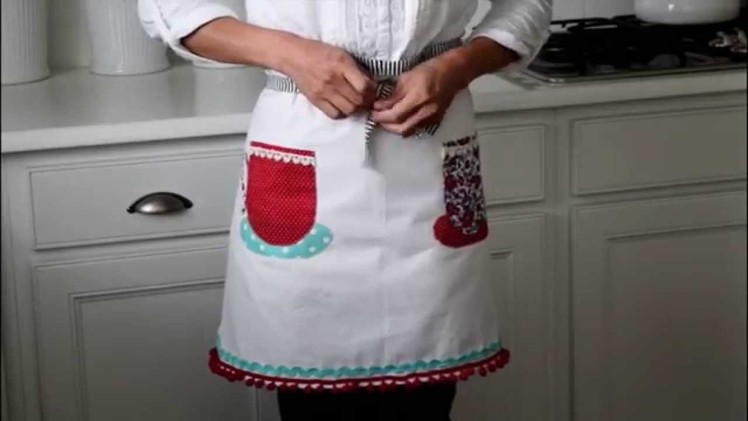 Crafternoon - Tea Towel Apron by Tea Rose Home