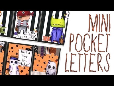 #CREEPYCRAFTYDAYS. Mini Pocket Letters Process Video feat. Papercakes and Vera Lane Studio