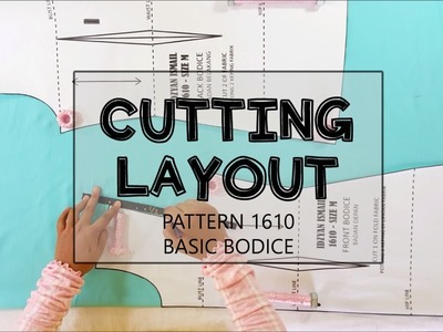Cutting Layout for basic bodice pattern