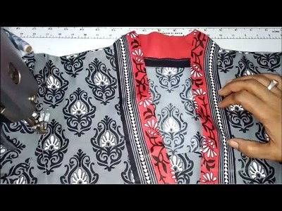 Designer collar cutting and stitching |Easy method to cut and stitch designer collar for kurti