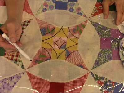 Designing Quilting for an Improved 9-Patch Block Part 1