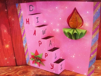 DIY Diwali Handmade Pop UP Greeting Card Making Ideas| Easy Diya Paper Crafts