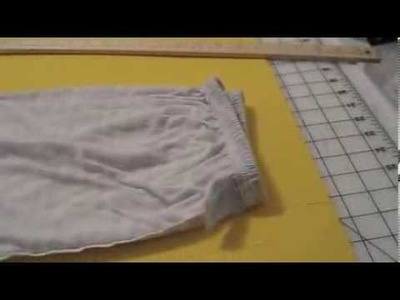DIY How to make a simple pants pattern
