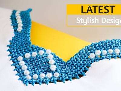 DIY Stitching : Latest Stylish Neck Design for Churidar and Kurti