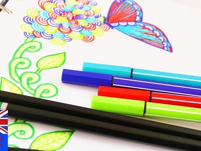 DRAWING PICTURES FOR SPRING! A wonderful flower drawing in our Filofax!