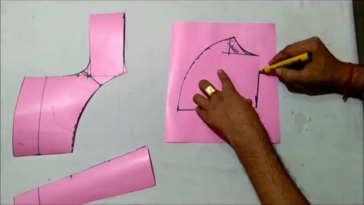 Easy and perfect Katori blouse cutting in Hindi
