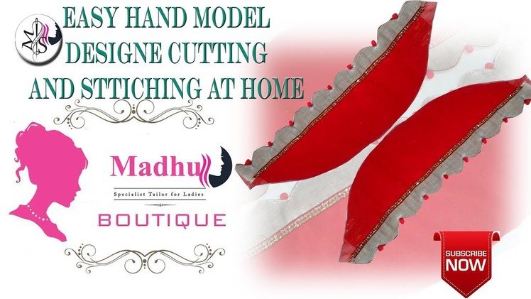 Easy hand model designe  cutting and sttiching at home