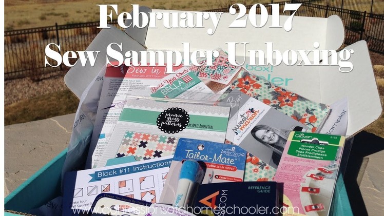 February 2017 Sew Sampler Unboxing