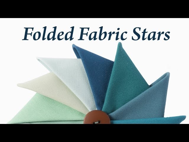 Folded Fabric Stars