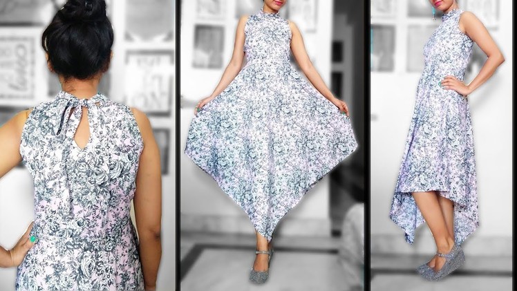Halter Neck Dress  | Triangle Dress | Designer Halter Neckline