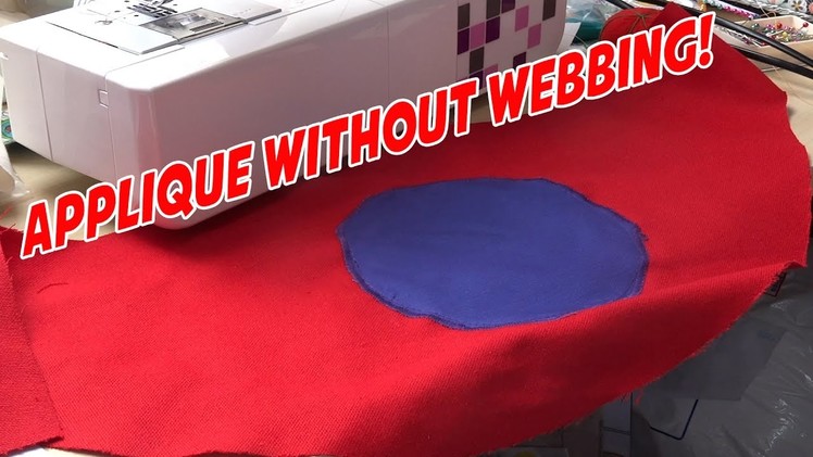 How to applique without fusible web