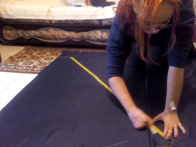 How to cut fabric for a circle skirt