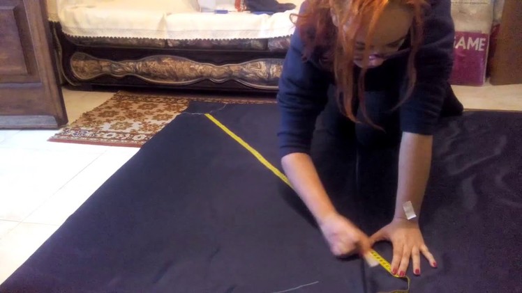 How to cut fabric for a circle skirt