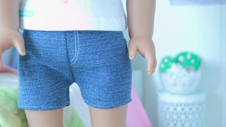 How to make DIY Doll Shorts!!!