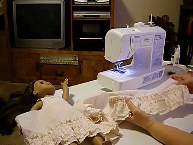 How to Make Doll Skirts with Old Curtains Pt. 2