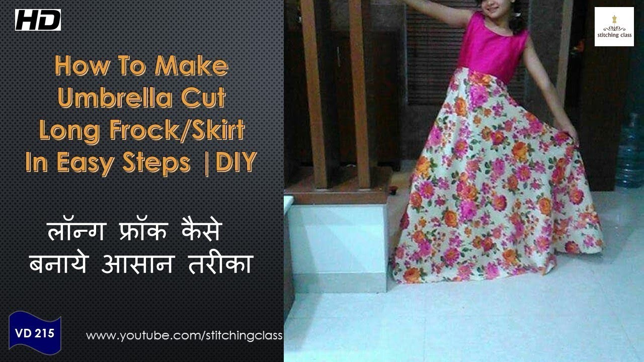 umbrella long frock