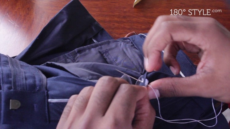 How To Sew On Suspender Buttons