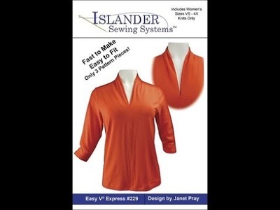 Isalnder Easy V Express Top Sew Along