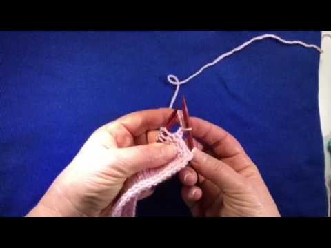 Knit and purl 3-needle bind off