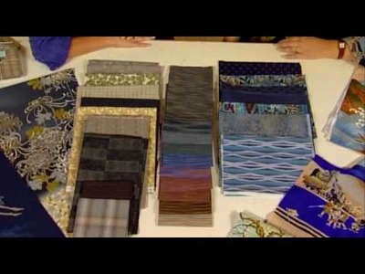 Luana Rubin on Quilting Arts TV - Japanese Taupe and Indigo Color Trends - Episode 504