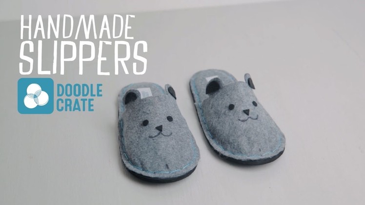Make Your Own Felt Slippers