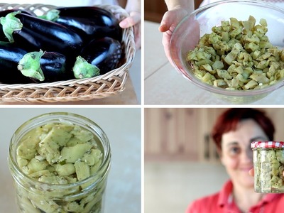 Melanzane Sott'Olio Ricetta Facile di Benedetta - Pickled Eggplant in Oil Easy Recipe