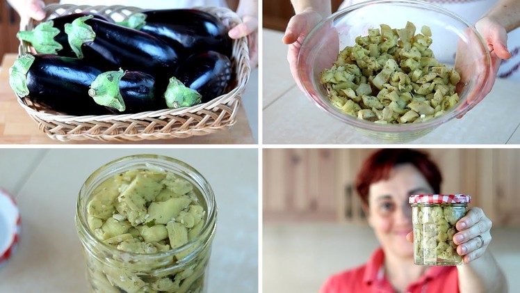 Melanzane Sott'Olio Ricetta Facile di Benedetta - Pickled Eggplant in Oil Easy Recipe
