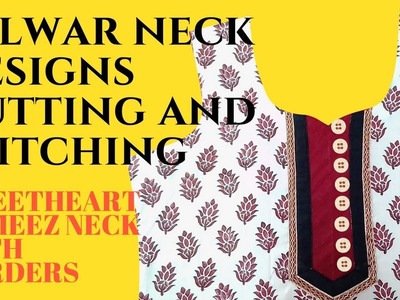 Neck cutting and stitching method