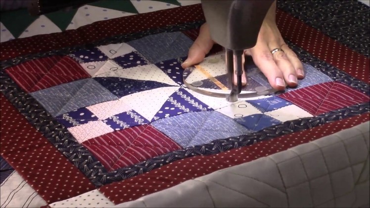 Quilting the 1880 to 1910 Quilt