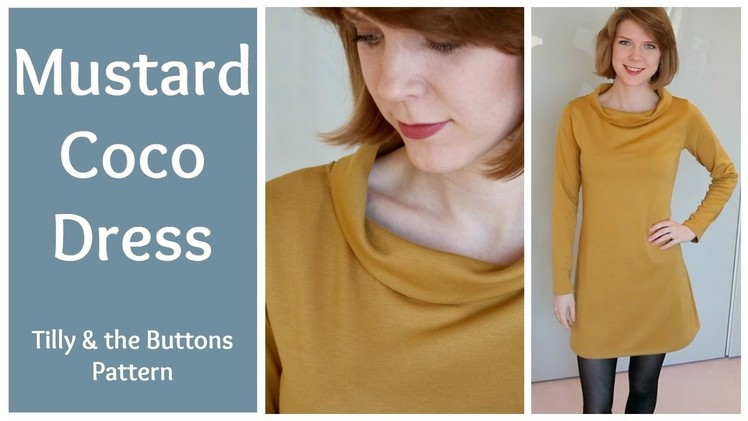 Sew and Tell: Mustard Coco Dress