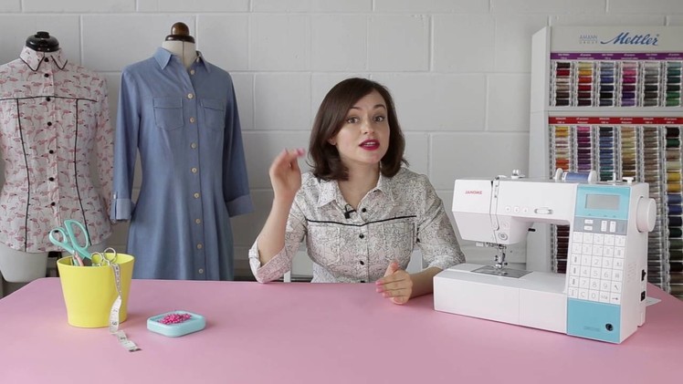 Sew Your Own shirt or Shirt Dress - online video workshop