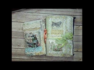 |Sewn Bohemian Junk Journals| Textile Journals Part 2.4
