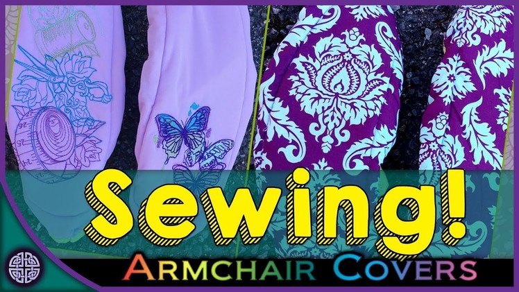 Super Cool Arm-Rest Covers! -Sewing & Embroidery #1
