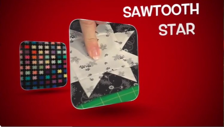 The Quilt Show Tutorial: How To Make A Sawtooth Star Quilt Block