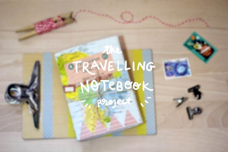The Travelling Notebook Project | Art Journal Flip Through