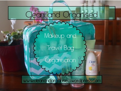 Travel and Makeup Bag Organisation