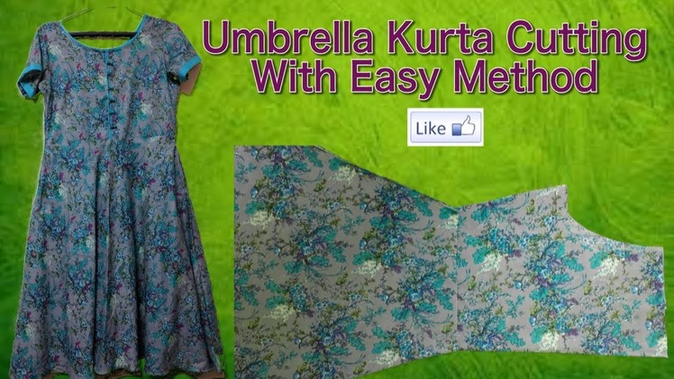 Umbrella kurta Stitching for women with easy method (अम्ब्रेला कुरते की सिलाई  कैसे करें)