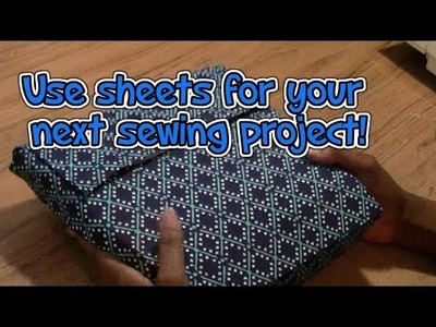 Using Sheets For Fabric - Sewing With Niler