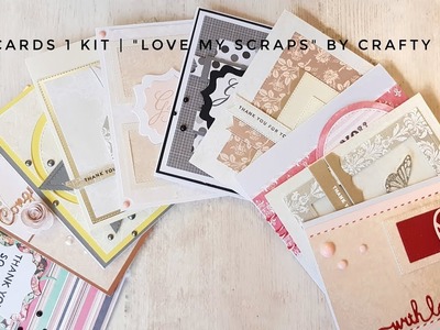 10 cards 1 kit | ''Love my scraps'' series by Crafty Ola