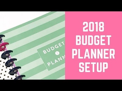 2018 Budget Planner Setup