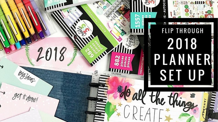 2018 Planner Set Up | Plans by Rochelle